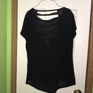 Mesh athletic shirt